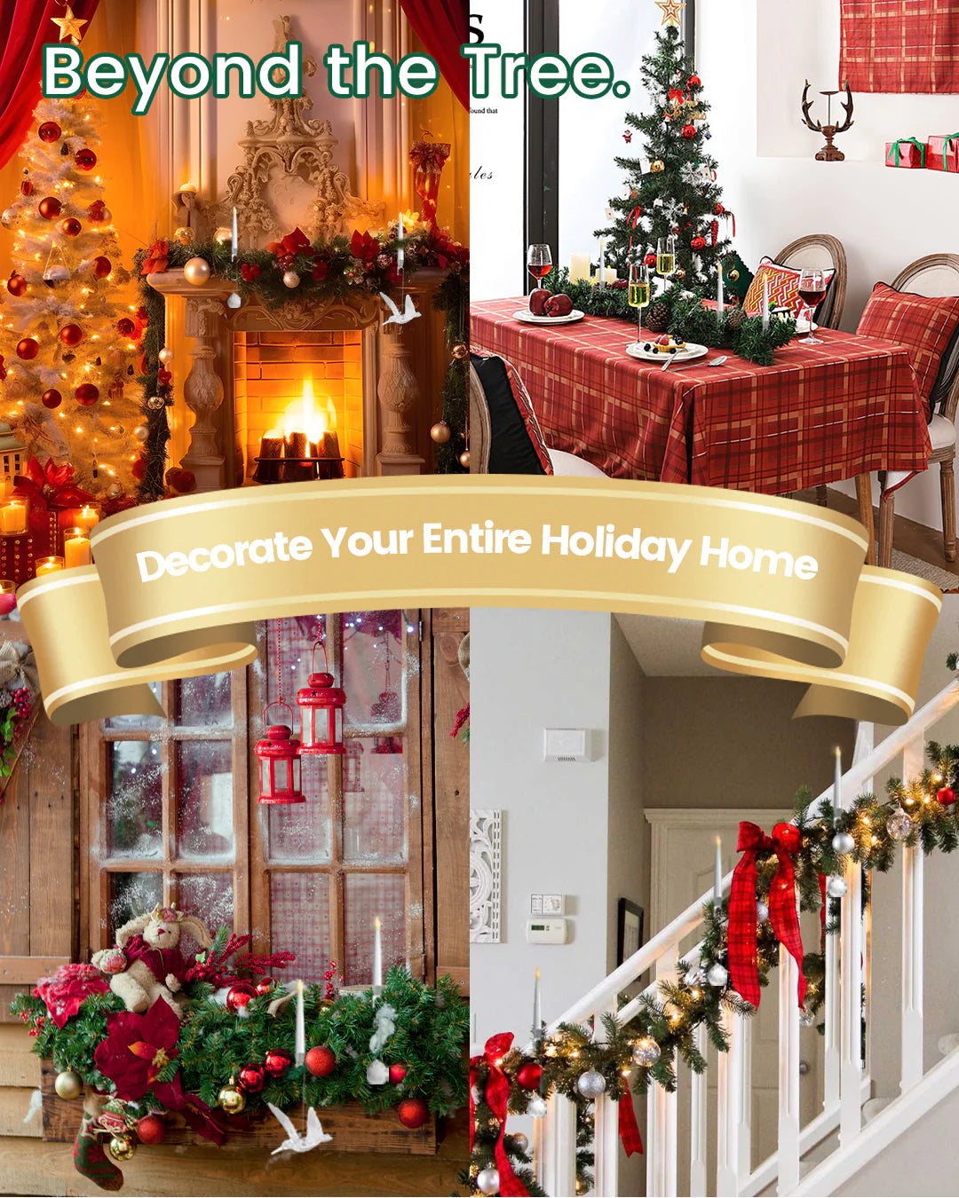 🎅🎄Christmas Sale 70% OFF 🎁Christmas Tree Led Candles with Clear Crystal Ball Hook💡