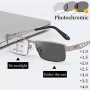 ULTRA-LIGHT MULTI-FOCAL PHOTOCHROMIC READING GLASSES