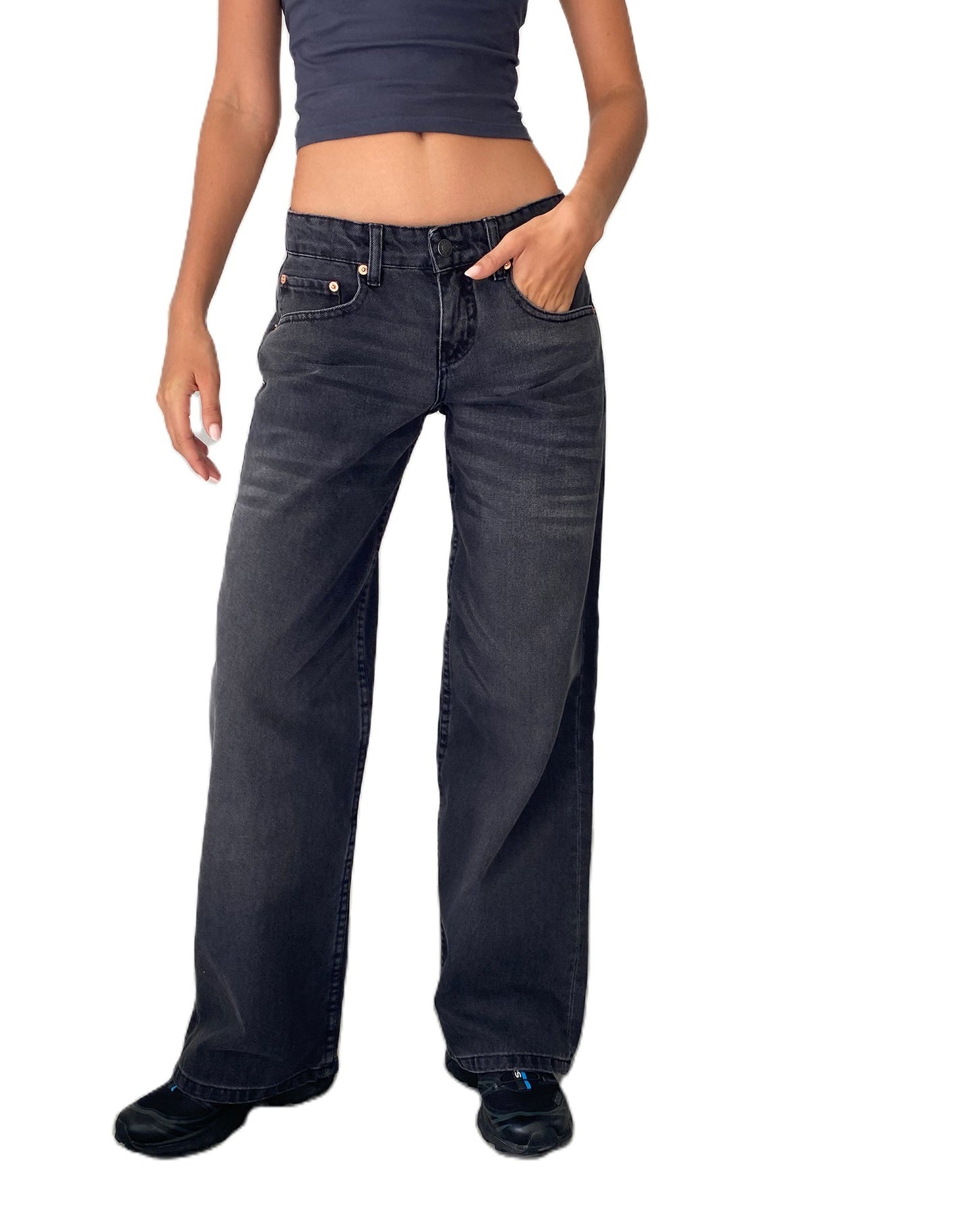 Low-rise Straight Jeans