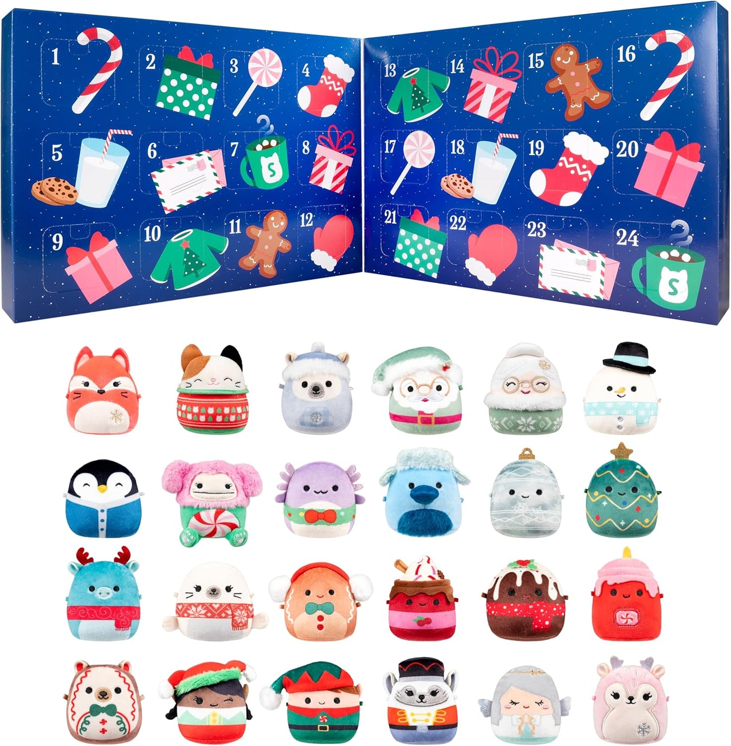 🎄Christmas Pre Sale 60% OFF🎅 -24 Day Holiday Plush Advent Calendar