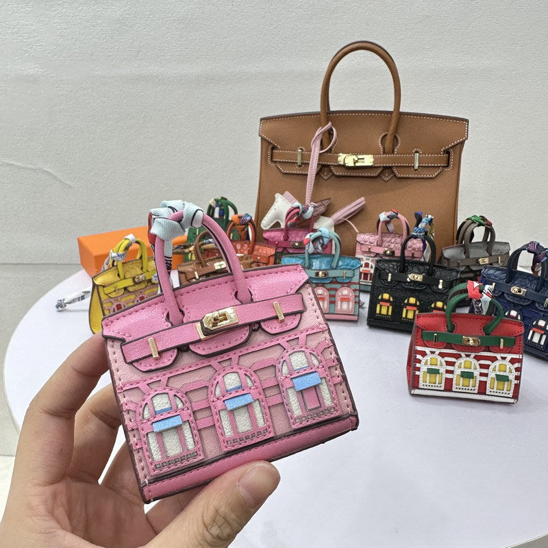 Cute Jewelry Pure Leather Headphone Bag
