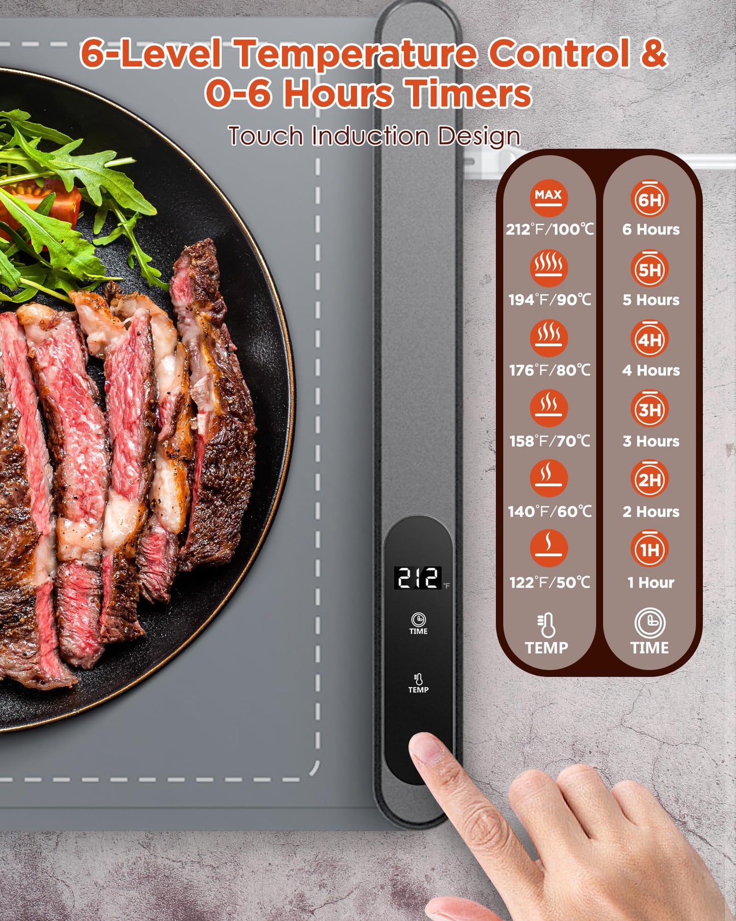 💥LAST DAY SALE 50% OFF🎄Upgraded High-Tech Graphene Food Insulation Mat