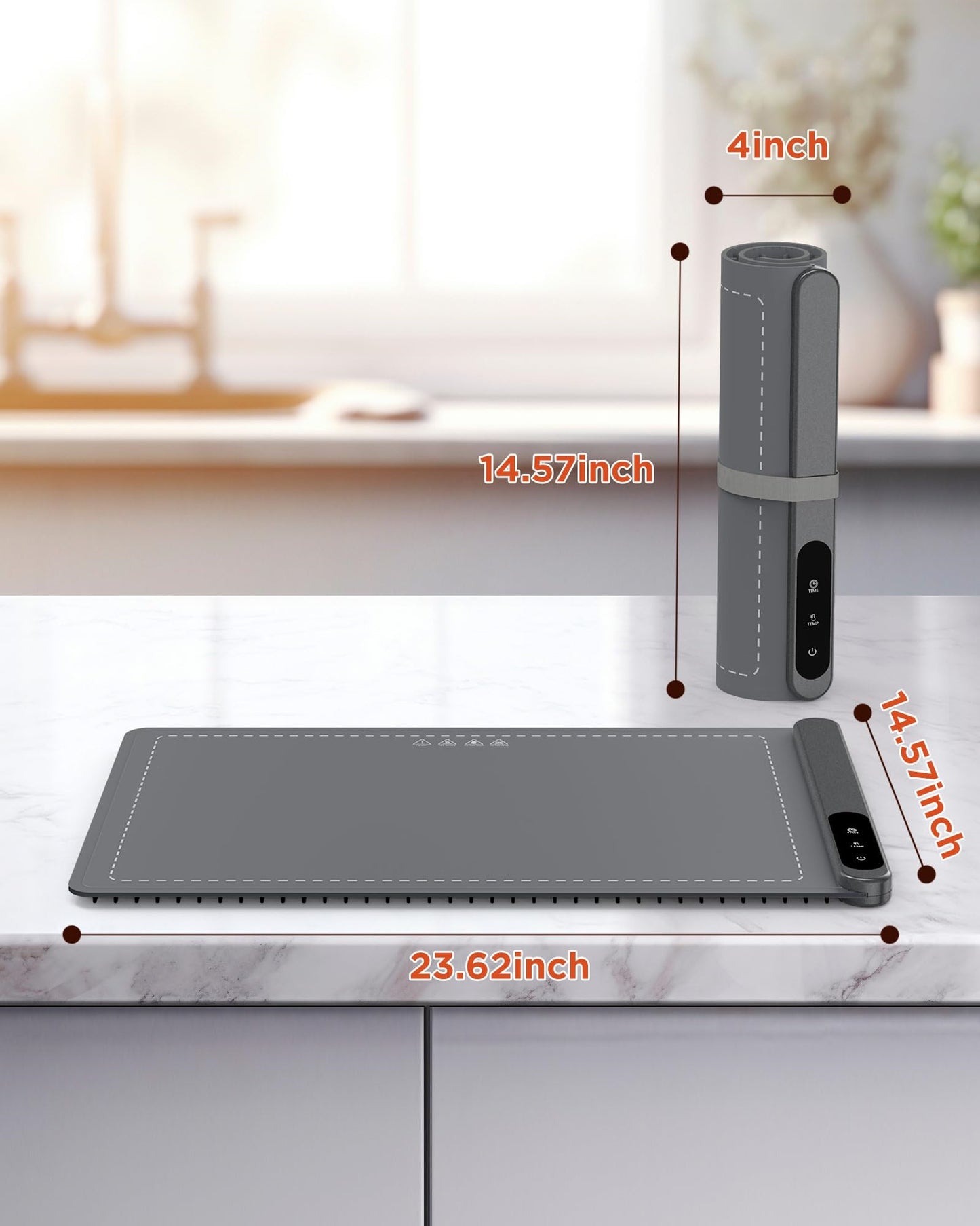 💥LAST DAY SALE 50% OFF🎄Upgraded High-Tech Graphene Food Insulation Mat