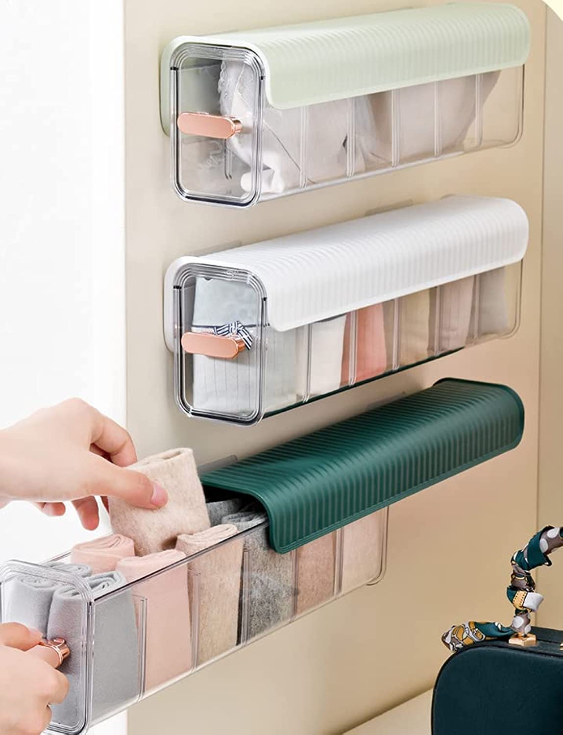Socks Underwear Wall Mounted Drawer Organizer
