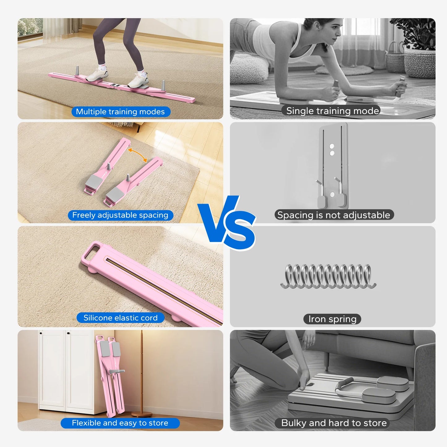 💥LAST DAY SALE 50% OFF🎄Multi-functional Adjustable Abdominal Exercise Board, Home Pilates Body Shaping Machine
