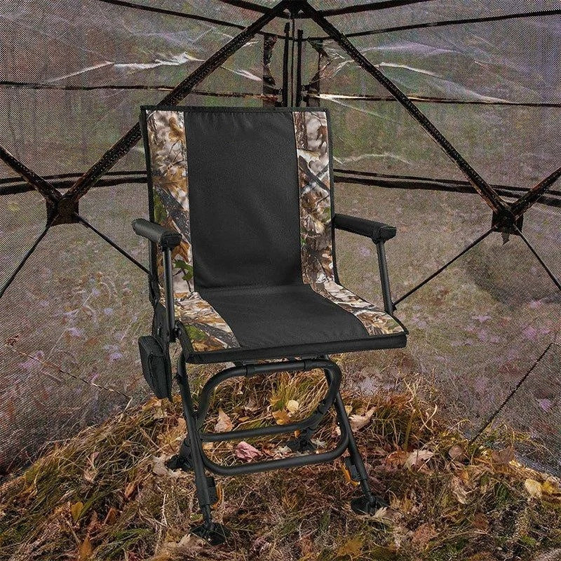 💥LAST DAY SALE 50% OFF🎄Heated Hunting Chair with Battery & Detachable Seat Cover