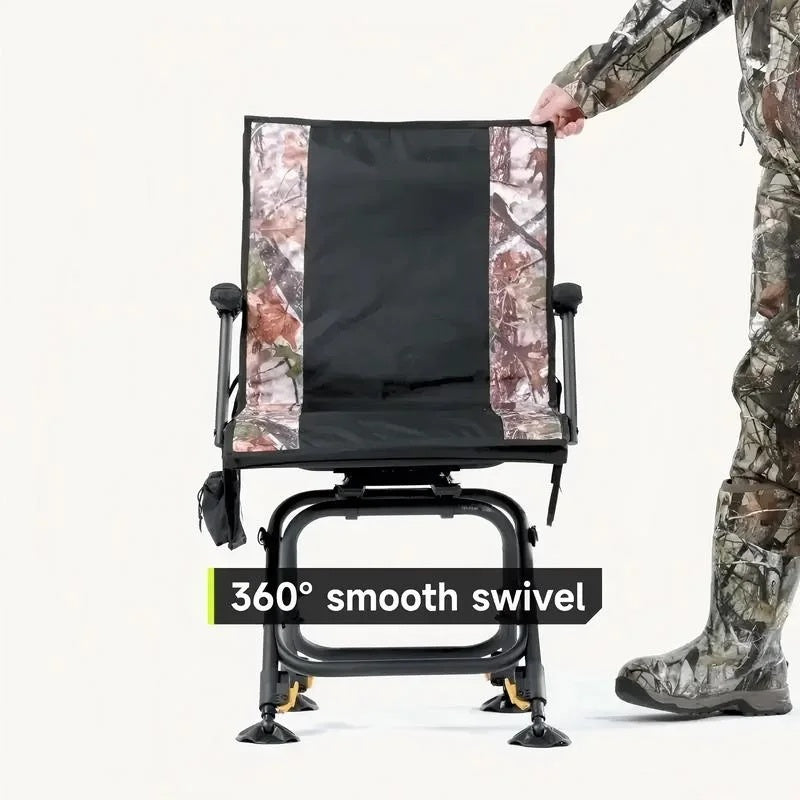 💥LAST DAY SALE 50% OFF🎄Heated Hunting Chair with Battery & Detachable Seat Cover