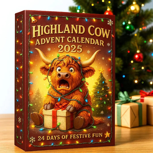 💥LAST DAY SALE 50% OFF🎄🐮Highland Cow Advent Calendar 2025