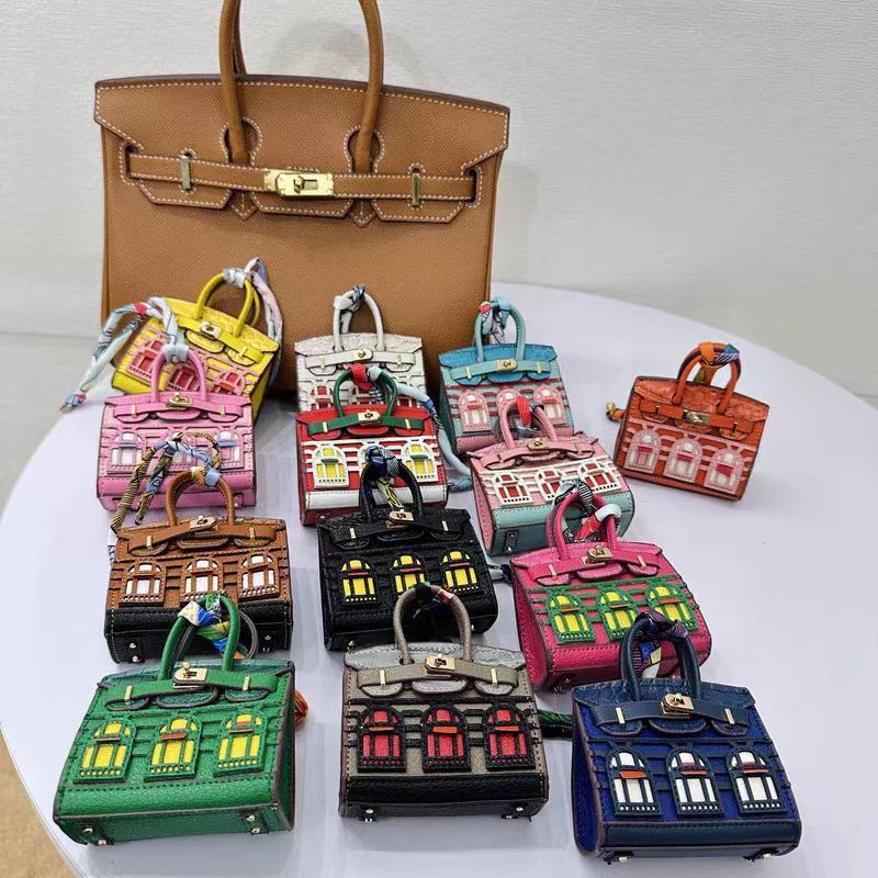 Cute Jewelry Pure Leather Headphone Bag