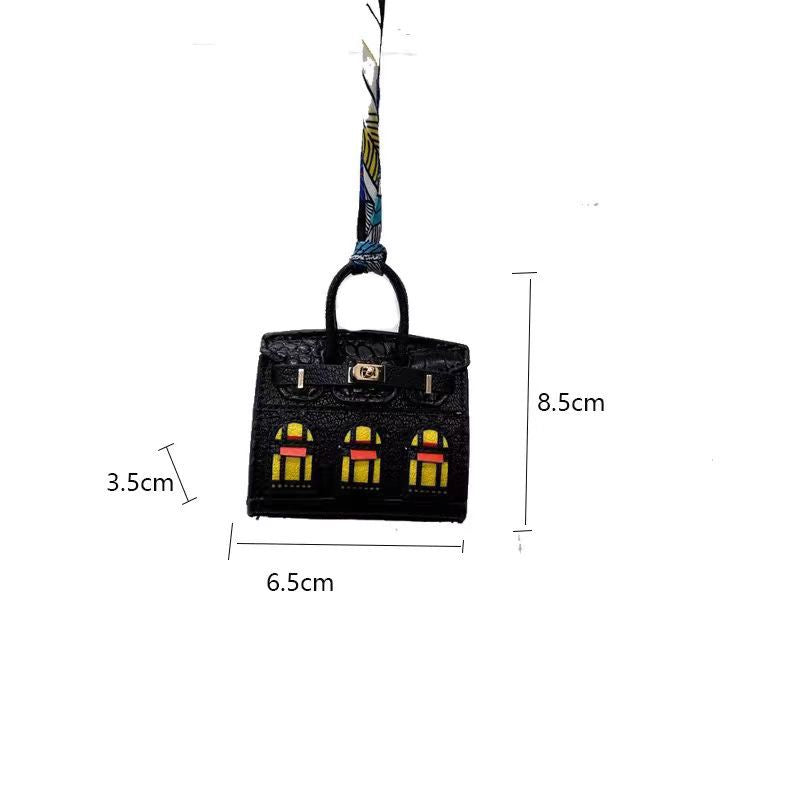 Cute Jewelry Pure Leather Headphone Bag