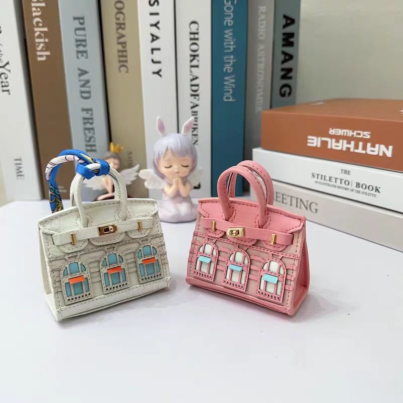 Cute Jewelry Pure Leather Headphone Bag