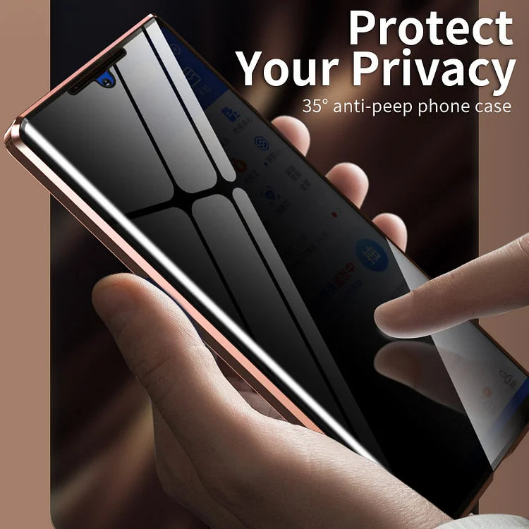 Magnetic Anti Peeping Privacy Phone Case For Samsung
