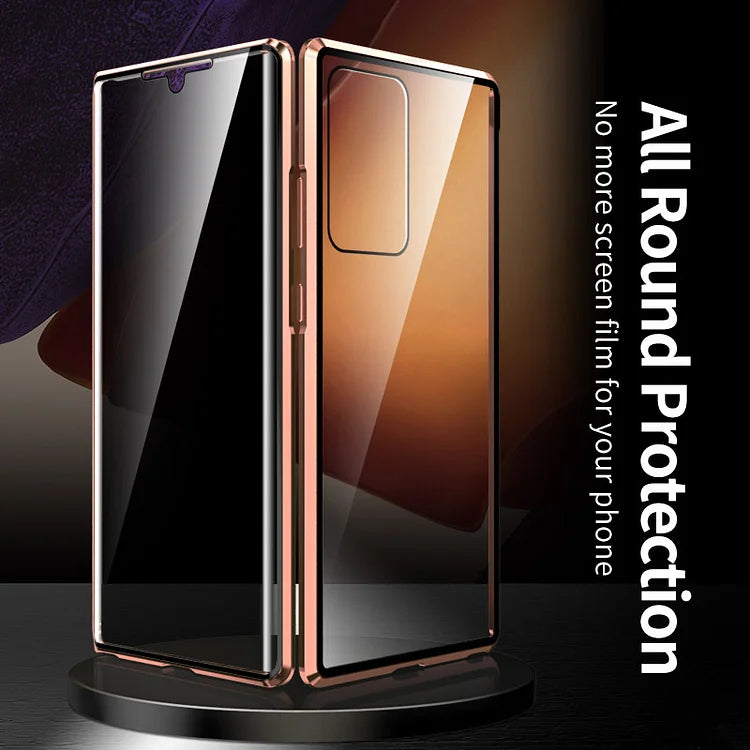 Magnetic Anti Peeping Privacy Phone Case For Samsung