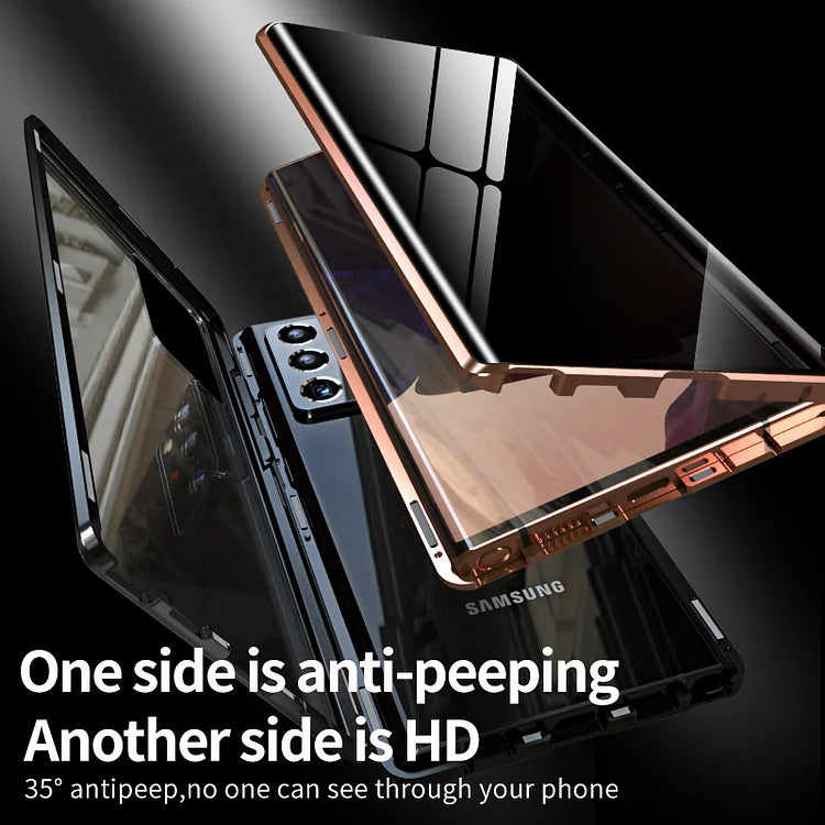Magnetic Anti Peeping Privacy Phone Case For Samsung
