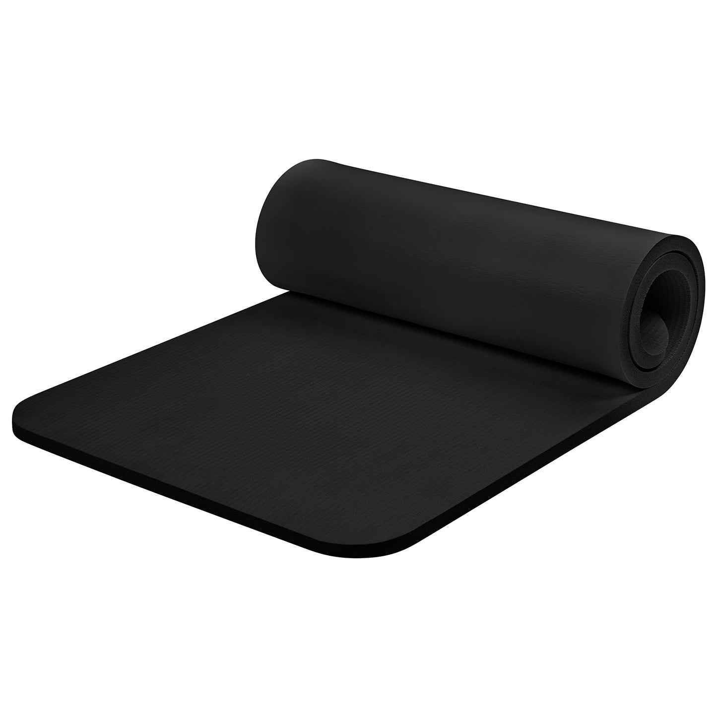 Non Slip Exercise Mat For Home Yoga, Pilates, Stretching, Floor & Fitness Workouts
