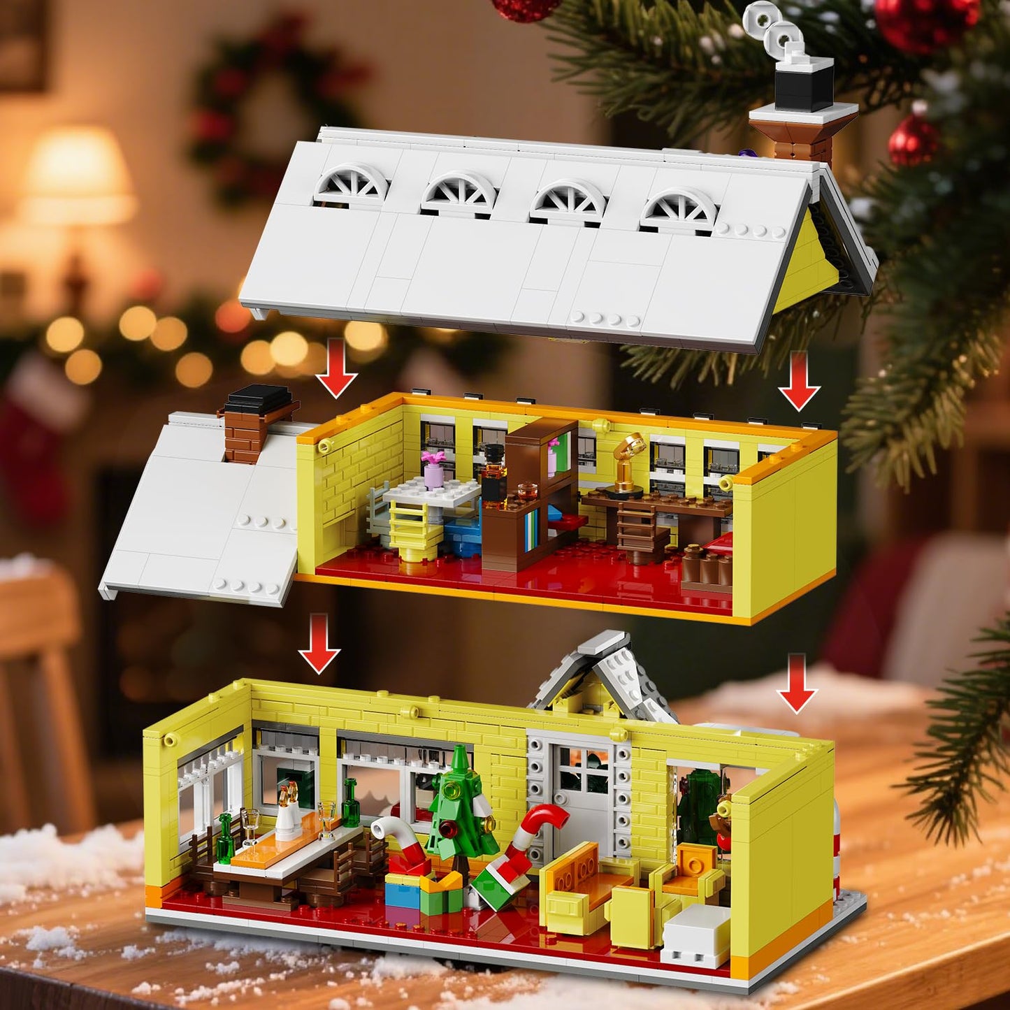 💥LAST DAY SALE 50% OFF🎄2025 Christmas Advent Calendar Building Set with Light