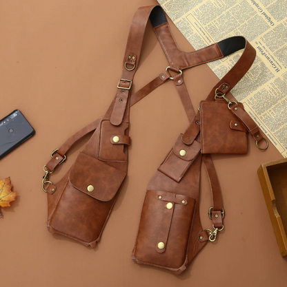 Medieval Steampunk Vintage Strap Underarm Shoulder Bag