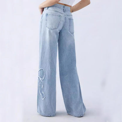 Straight-Leg Denim Jeans – Urban Street Style