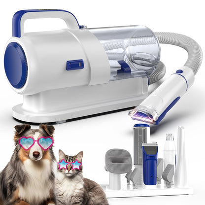 💥LAST DAY SALE 50% OFF🎄13000Pa 2.2L 5 in 1 Pet Hair Grooming Tools