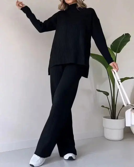 🔥Soldes de Noël🔥 Ensemble deux pièces pull et pantalon🎁Achetez-en 2, livraison gratuite