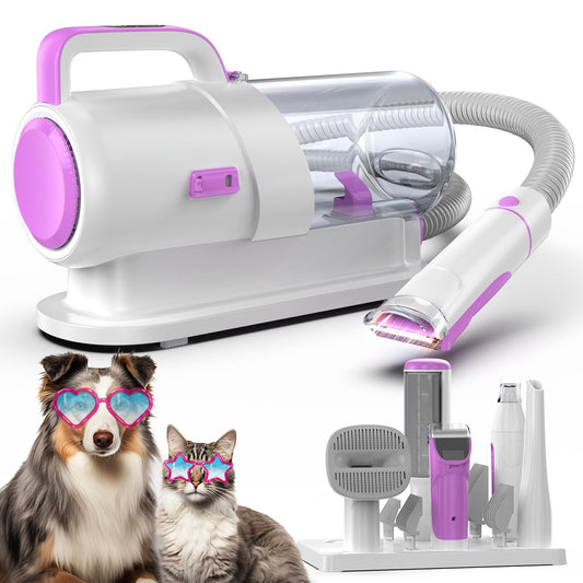 💥LAST DAY SALE 50% OFF🎄13000Pa 2.2L 5 in 1 Pet Hair Grooming Tools