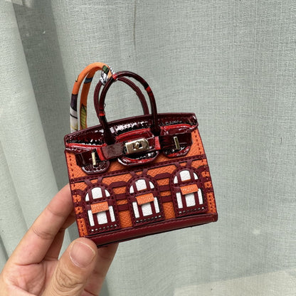 Cute Jewelry Pure Leather Headphone Bag
