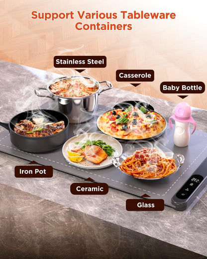 💥LAST DAY SALE 50% OFF🎄Upgraded High-Tech Graphene Food Insulation Mat