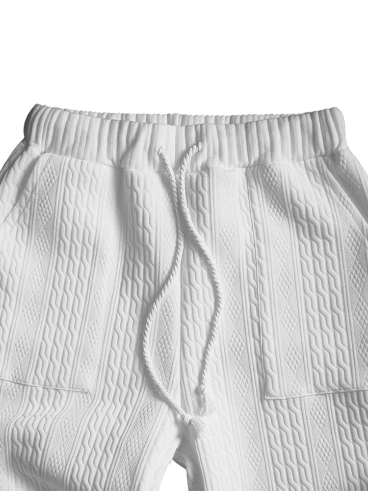 Men's Sports & Casual Stranded Jacquard Suit