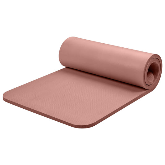 Non Slip Exercise Mat For Home Yoga, Pilates, Stretching, Floor & Fitness Workouts